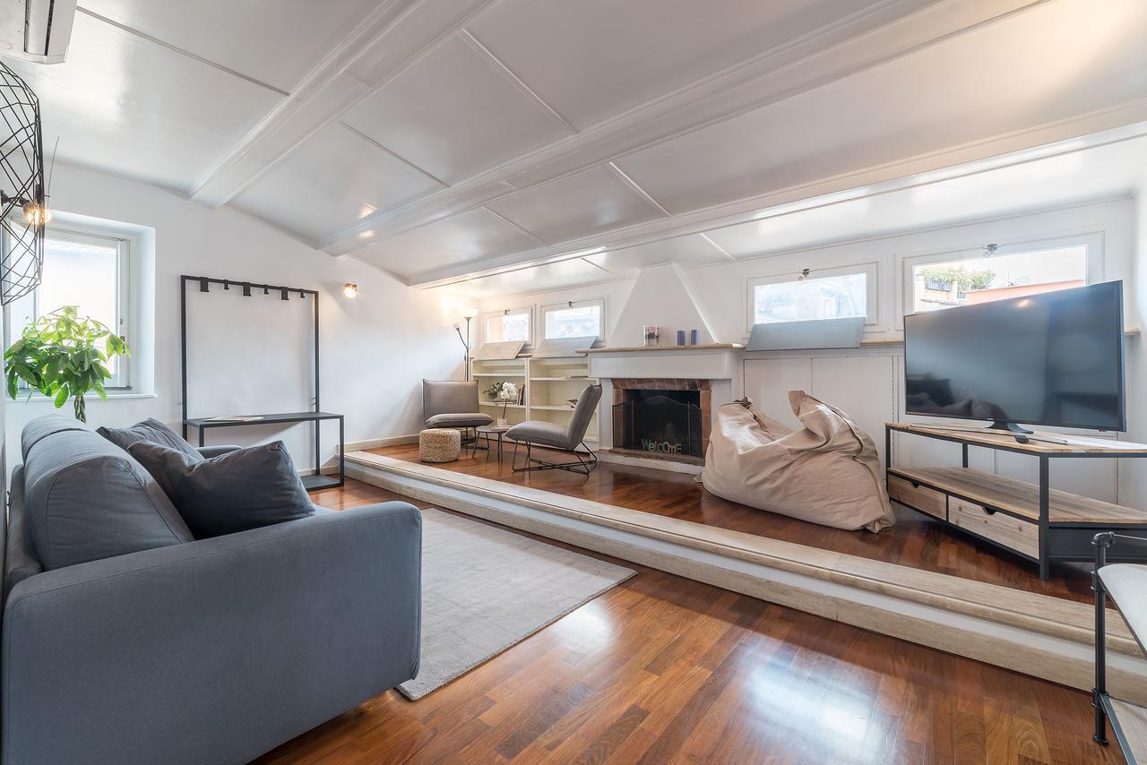 Cs Campo De'Fiori - Navona Amazing Terrace Apartment 로마 외부 사진