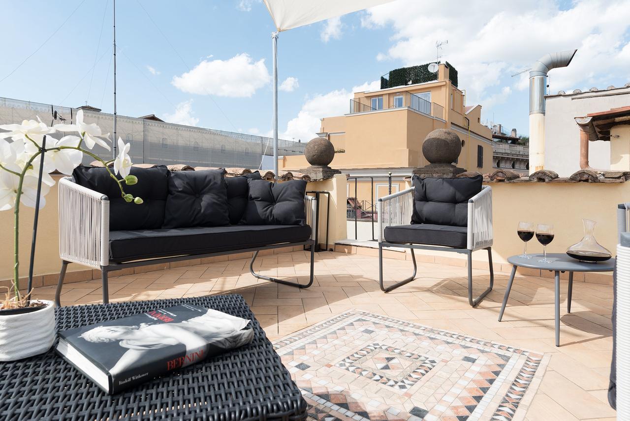 Cs Campo De'Fiori - Navona Amazing Terrace Apartment 로마 외부 사진